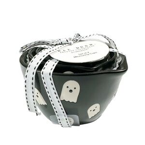 NEW Rae Dunn HALLOWEEN GHOST MEASURING CUP Set/4 - Black